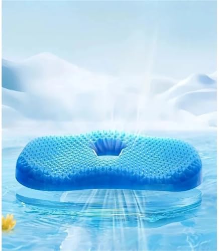 Honeycomb Cooling Seat Cushion – Breathable Ergonomic Chair Pad(With black cloth-B)