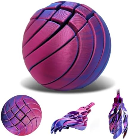 Morphslime Ball, 3D Printed Twisted Sphere Stress Relief Ball Fidget Toys