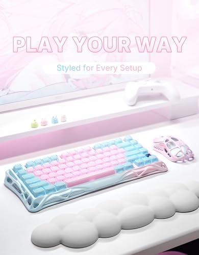GravaStar Mercury K1 Lite 75% Wireless Mechanical Gaming Keyboard RGB