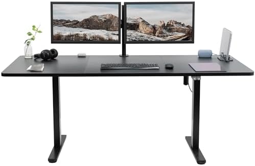 VIVO Black 71 x 30 in Standing Desk, DESK-KIT-0B7B