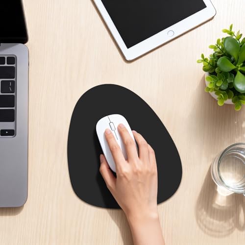 Water Drop Mouse Pad 7.3x8in Non-Slip for Laptop, Pink