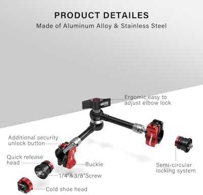 IFOOTAGE MA5-6 Spider Crab Magic Arm Camera Mount,Articulating Friction Arm