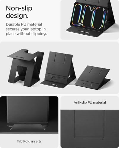 Spigen Slim Fold Portable Standing Desk Laptop Stand Foldable