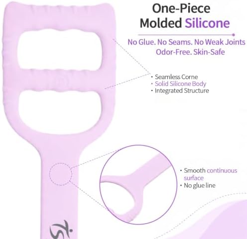 Silicone Figure 8 Resistance Band with Handles, 20/22/25 lb
