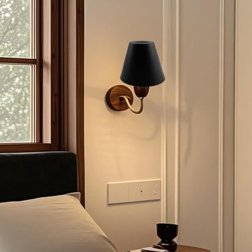 MY MIRONEY 2PCS Black Barrel Metal Lampshade, 4.13" Height