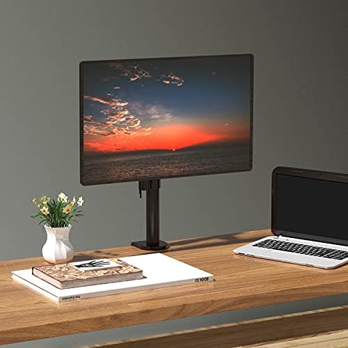 WALI Single Monitor Mount, Vesa Monitor Arm for 13-32 inch, up to 22lbs
