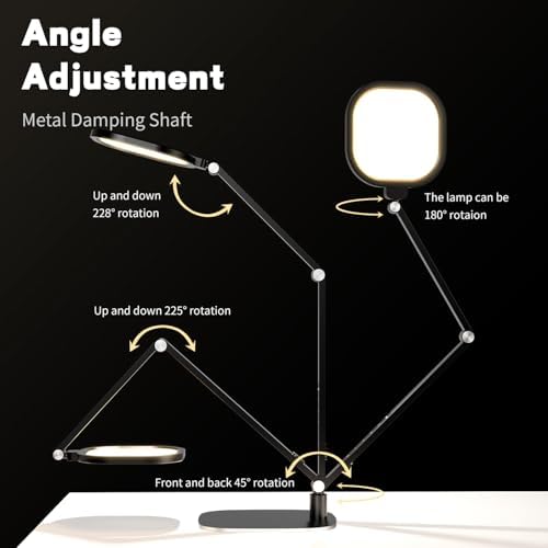 LitONES LED Desk Lamp for Home Office, Eye-Caring Diffused Desk Light