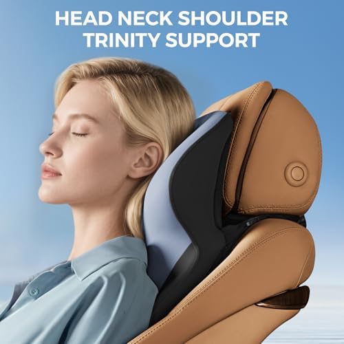 BEBAS Car Headrest Pillow, Ergonomic Neck Pillow with Memory Foam