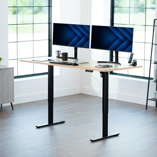 VIVO Light Wood 71 x 36 in Standing Desk, DESK-KIT-1B7C-36