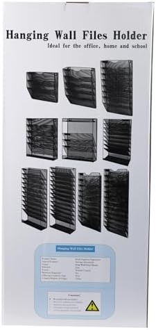 Wall Mounted File Organiser A7 Mesh in Hanging Wall File Holder Mail Organiser