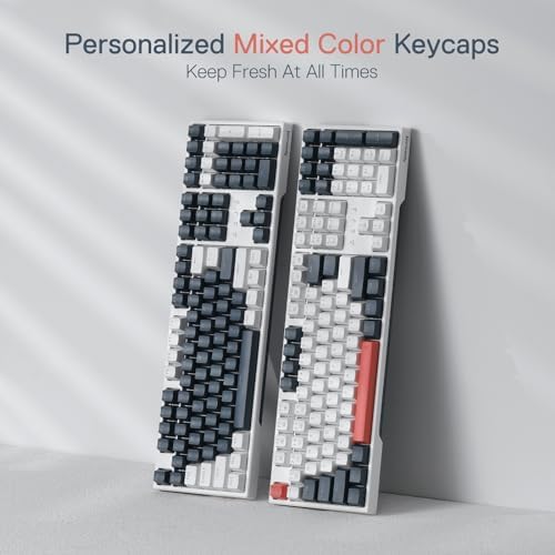 Redragon K668 108-Key Hot-Swap Wired RGB Gaming Keyboard, Extra 4 Hotkeys