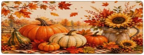 Autumn Large Mouse Pad Non-Slip Rubber Long Gaming Desk Mat