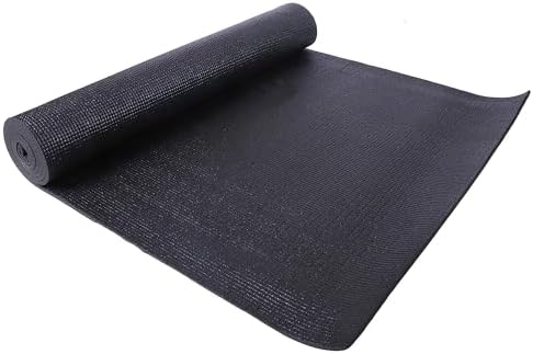 Fitvids All Purpose Thick High Density No Tear Exercise Yoga Mat with Strap & Lightweight Features for Indoor & Outdoor Use