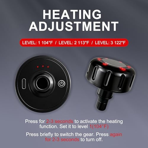 LEERCON Heating Head for Small Massage Gun
