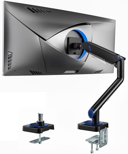 ARES WING 17-49 Inch Monitor Arm Ultrawide Single Monitor Mount, Black