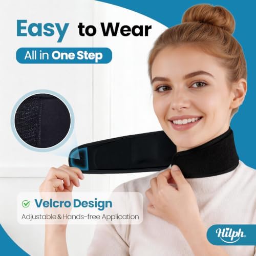 Hilph Neck Ice Pack Wrap, 45-Min Cooling for Tonsillectomy & Sore Throat