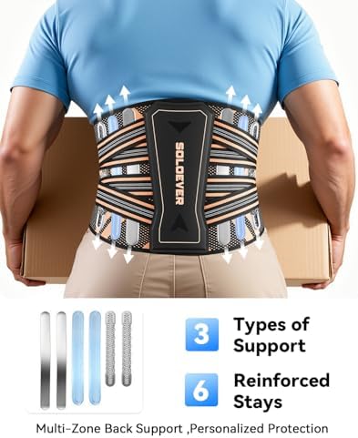 Ultra Breathable Back Brace for Lower Back Pain Relief Medical Grade