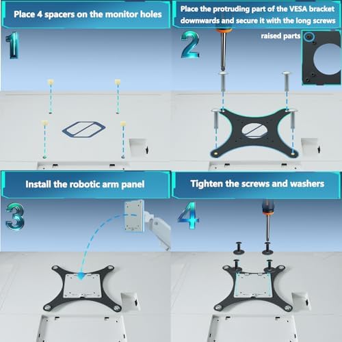 43" M7 M70F VESA Mount Adapter Compatible with Samsung 43" M7（ M70F）Monitor