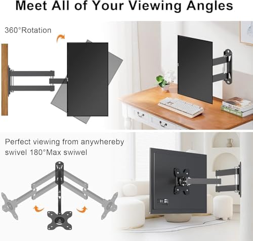 2 Packs TV Wall Mount, Bracket for Most 13-32 inch LED, LCD Monitor and Plasma TVs, Max VESA 100x100mm by XINLEI (MA1330-2)