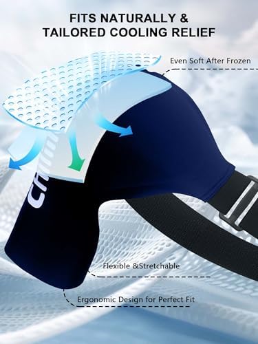 Shoulder Ice Pack Wrap for Rotator Cuff Cold Therapy Brace