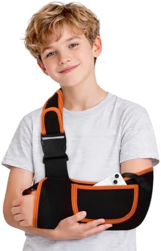 Kids Arm Sling Shoulder Immobilizer, Rotator Cuff Support Brace