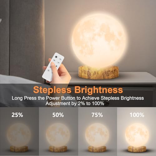 Light Therapy Lamp,10000 Lux Sun Lamp with 3 Color Temperatures,Stepless Brightness,Timer & Memory Function,Happy Sunlight Lamp,Full Spectrum Light for Home and Office-Rustic Brown