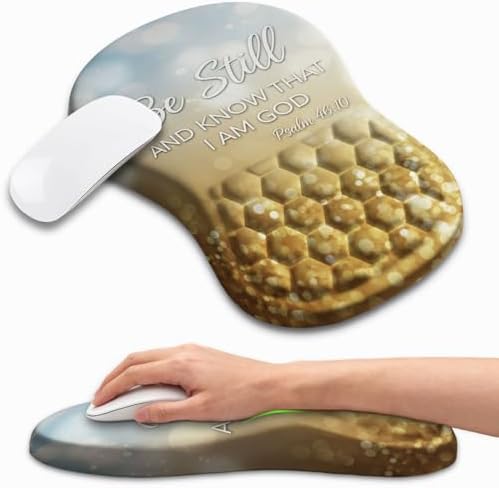 Ergonomic Mouse Pad Wrist Support for Carpal Tunnel Pain Relief
