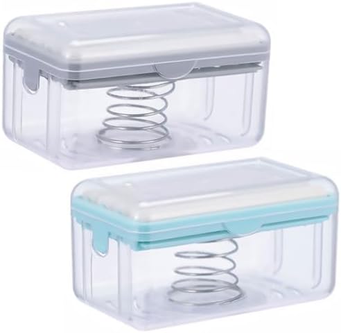 2pcs Multi Function Soap Foaming Tool Box with Roller Drainage Holder