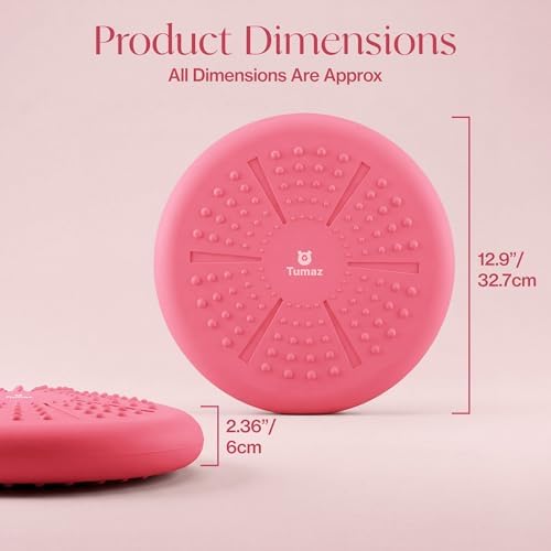Tumaz Wobble Cushion Wiggle Seat Core Balance Disc with Pump