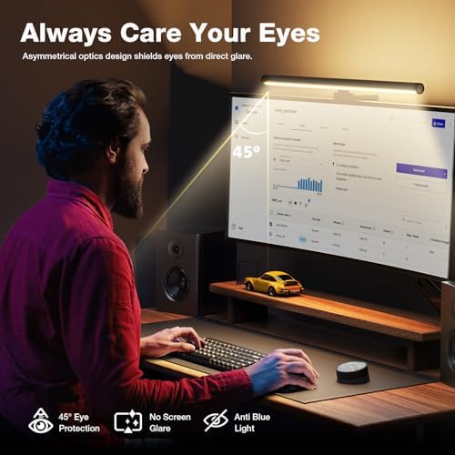Douxlife Monitor Light Bar Eye-Care Computer Screen Lamp with Remote