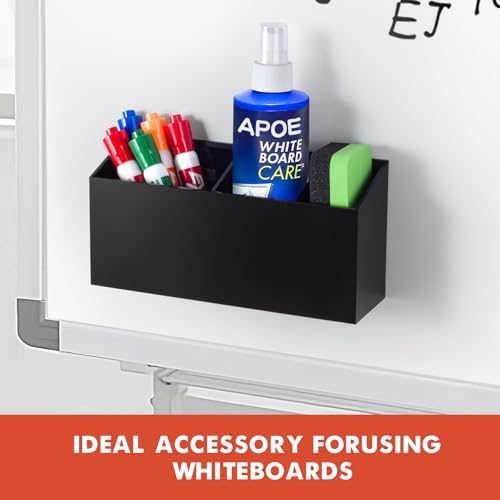 Magnetic Dry Erase Marker Holder for Whiteboard, Fridge Classroom