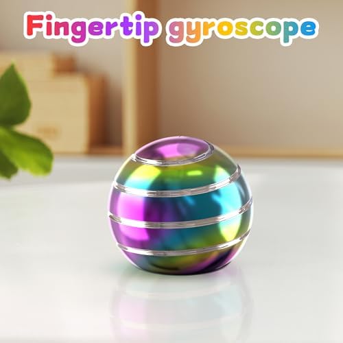 Kryfa 1.54in Kinetic Desk Toy ADHD Stress Relief Gift Adults, Colorful