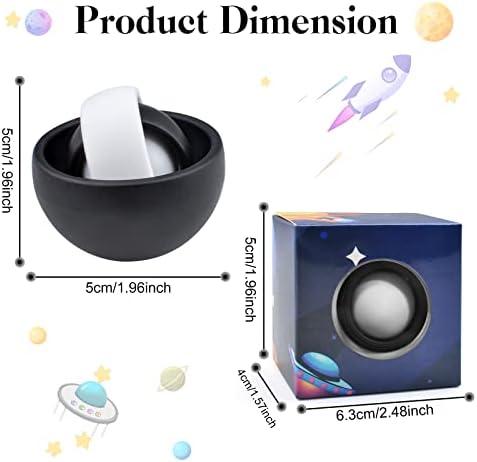Fidget Toy for Adults, Sensory Toys for Teens, Gift Ideas for Boys Girls Kids, ADHD Autism Stress Relief Finger Toy Hand Fidget Spinner