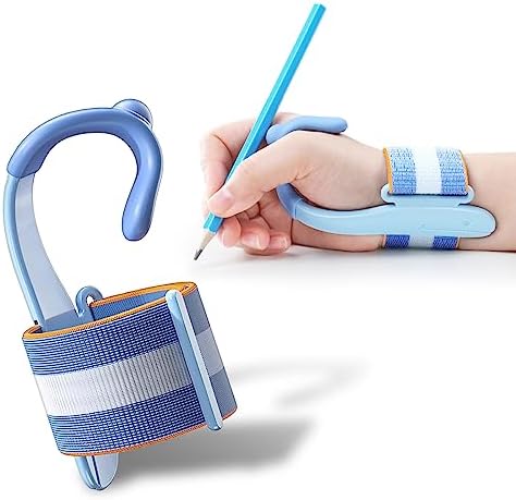 Pencil Grip for Kids Handwriting - Adjustable Anti-Hook Wrist Correctors for Children Students Pen Holding Trainer Toddler Finger Grips for Pencils Writing Posture Training Gripper Aid Tool