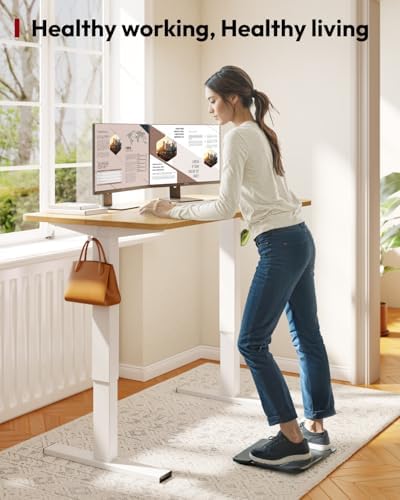 SANODESK 40''x24'' Height Adjustable Electric Standing Desk for Home Office