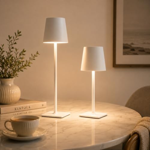 Rechargeable Cordless Table Lamp Set of 2