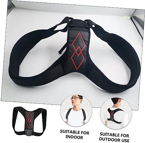 1pc Adjustable Posture Corrector for Back Support Flexible Hunchback Trainer Belt for Men Women Made of Pu for Comfortable Sitting Posture Correction