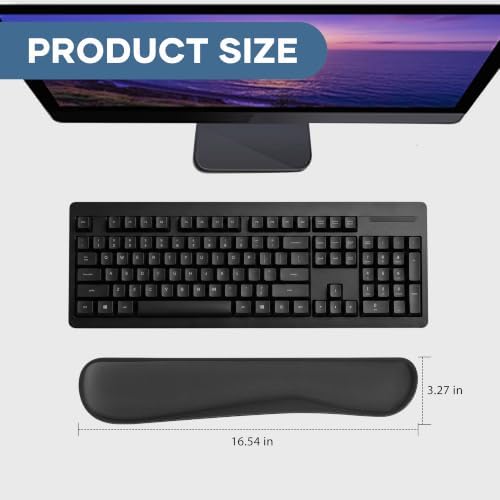 Office Ergonomic Memory Foam Computer Mouse and Keyboard Wrist Rest pad Support Carpal Tunnel, Wrist Rest for Keyboard and Mouse, Wrist Support Set