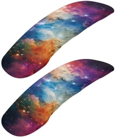 2Pcs Office Chair Arm Cover, Starry Sky Print Chair Armrest Covers, Office Seat Hand Rest Protector, Elastic Skin Friendly Computer Arm Protectors