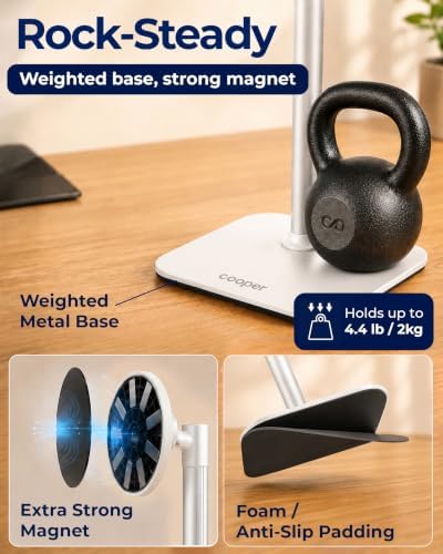 COOPER TabStand Magnetic iPad Stand for Desk, Tablet & iPad Holder Stand