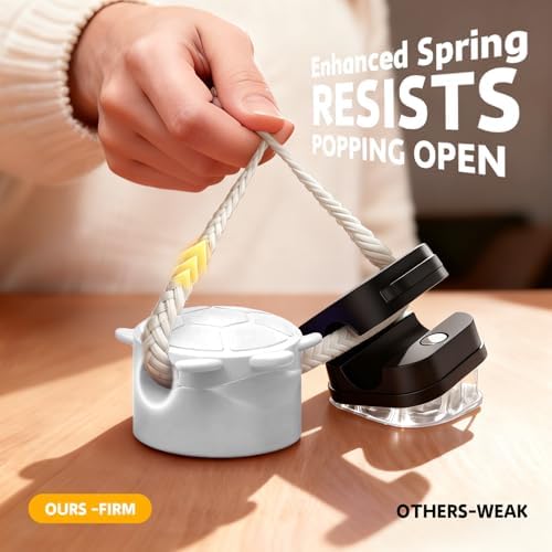 Rotatable Cable Clips, 8 Pack Cord Holder for Nightstand White