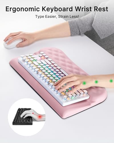 Laborio Wrist Rest with Keyboard Stand Ergonomic Computer Wrist Support Pad