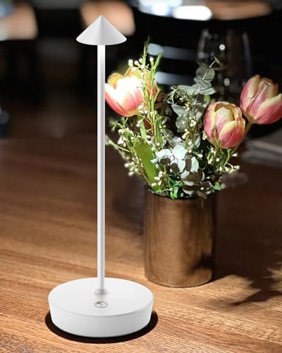 LED Cordless Table Lights Rechargeable 6000mAh Battery Outdoor Desk Lamp