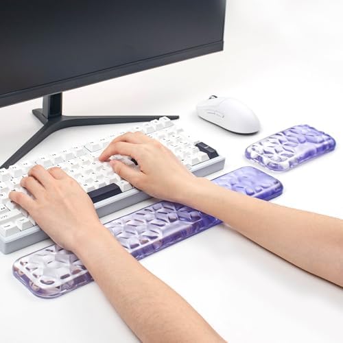 Gel Keyboard and Mouse Wrist Rest Set,Wrist Pad for Computer Keyboard