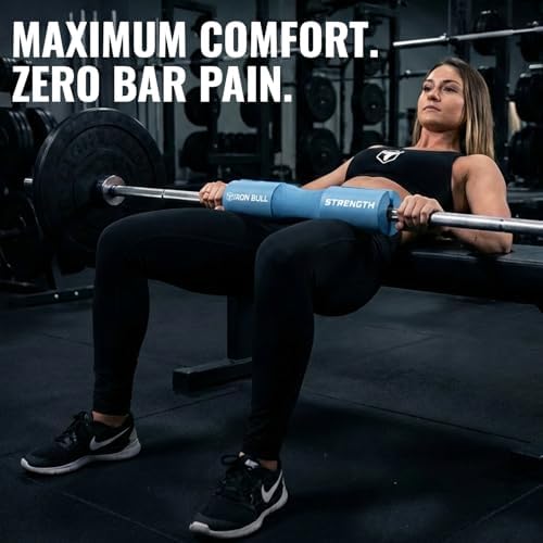 Advanced Squat Pad - Barbell Pad for Hip Thrusts, Squats & Lunges - Neck & Shoulder Squat Bar Pad Cushion Support Foam for Extra Comfort
