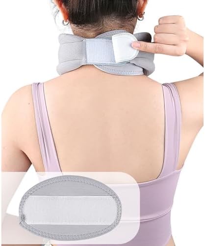 Neck Brace for Neck Pain and Support, Soft Breathable Cervical Collar, Adjustable Cervical Collar, Neck Support Brace Wraps Keep Vertebrae Stable and Aligned