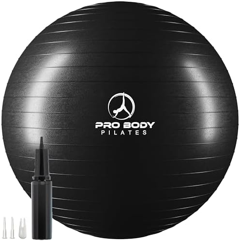 ProBody Pilates Yoga Ball - Gym Grade Exercise Ball