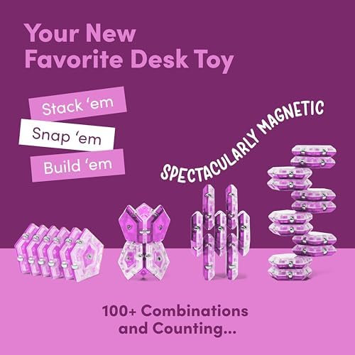 Speks Geode Magnetic Sensory Sphere, Stress Relief Tool, Executive Desk Toy