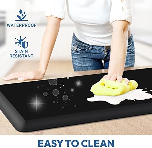 4/5 Inch Thick Kitchen Mat - Cushioned Anti Fatigue Mat for Kitchen Floor
