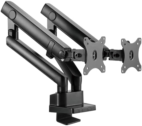 SilverStone Technology ARM25 Dual Monitor Arm with Mechanical Spring Design and Wide adjustability, SST-ARM25